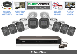8 Camera 4K CCTV System | Motorized Bullet with Audio and DVR