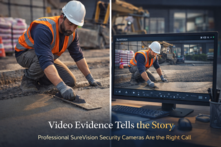 SureVision business security camera scene