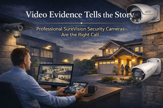 Security camera footage showing real world activity with clear video evidence