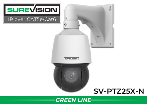 "BACKORDERED UNTIL 5/29" PTZ Security Camera with PoE and 25x Zoom | SV-PTZ25-N