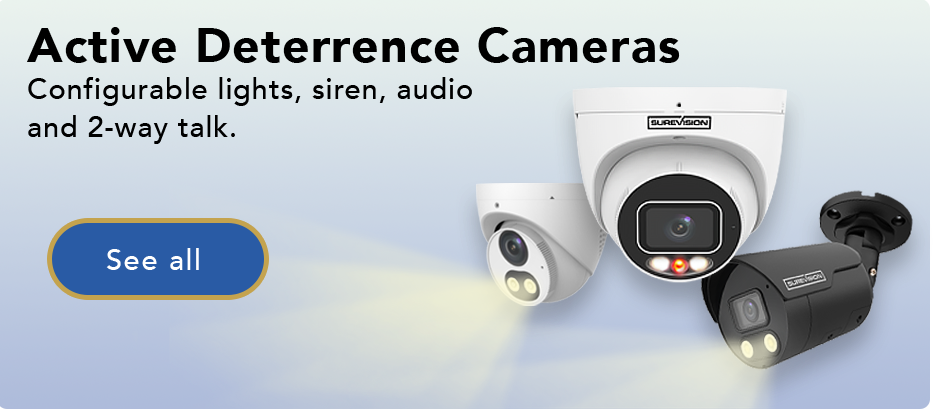 active deterrence security cameras