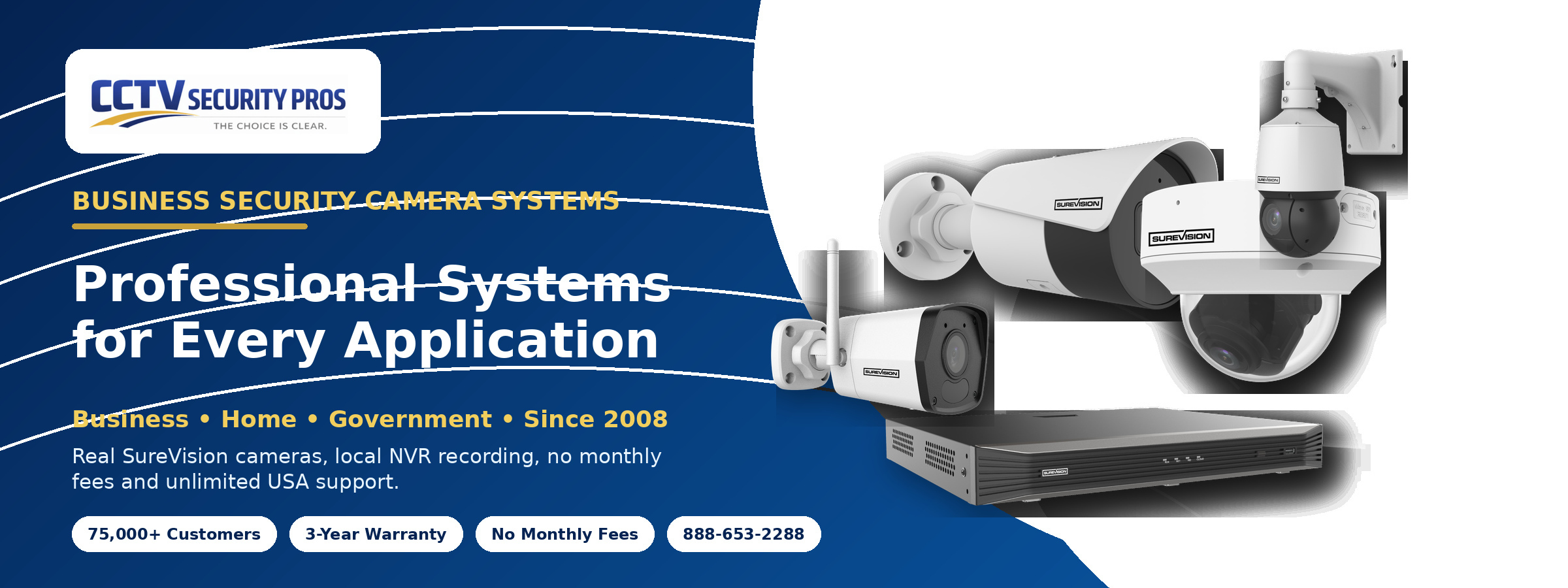 Business security camera systems for every application, every industry and every size