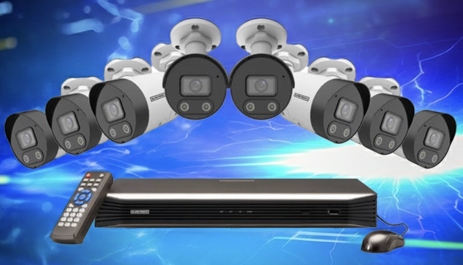 Professional security camera system for 24/7 protection