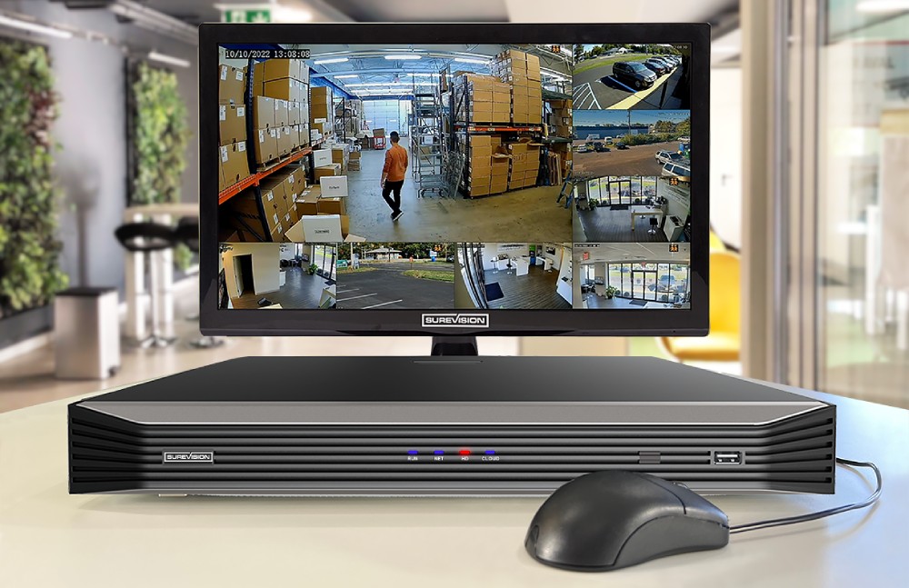 complete CCTV system for long range cameras