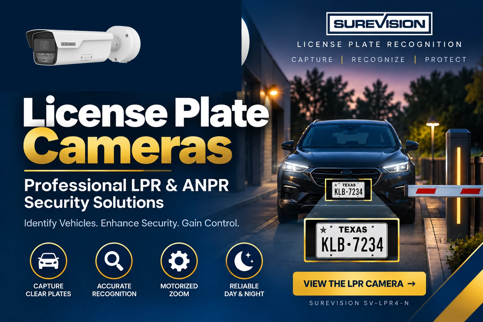 License Plate Cameras - Complete LPR and ANPR Guide License plate cameras and professional LPR security camera guide
