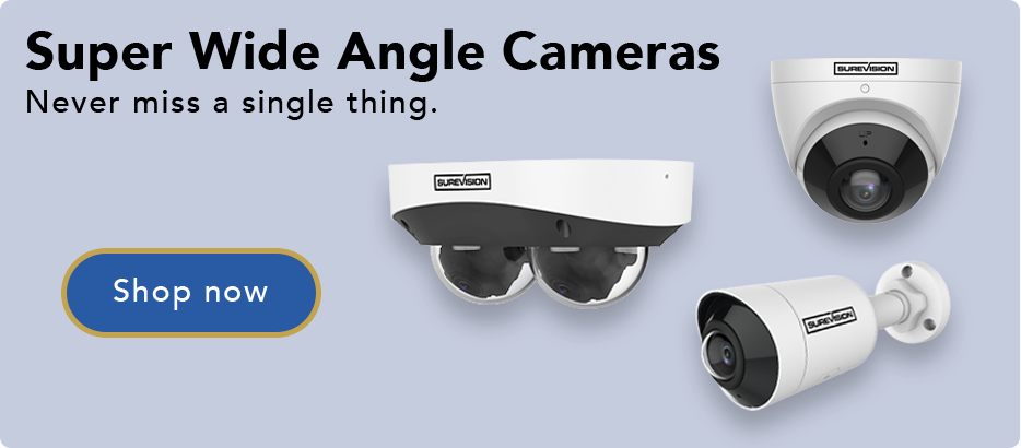wide angle security cameras