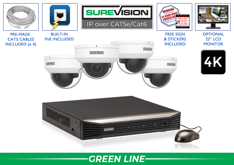 4 Camera System | CCTV Security Pros