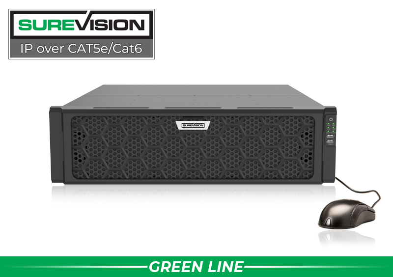 128 Channel Enterprise Network Video Recorder - 8 Terabyte Hard Drive - 4K HD - Up to 128 Cameras