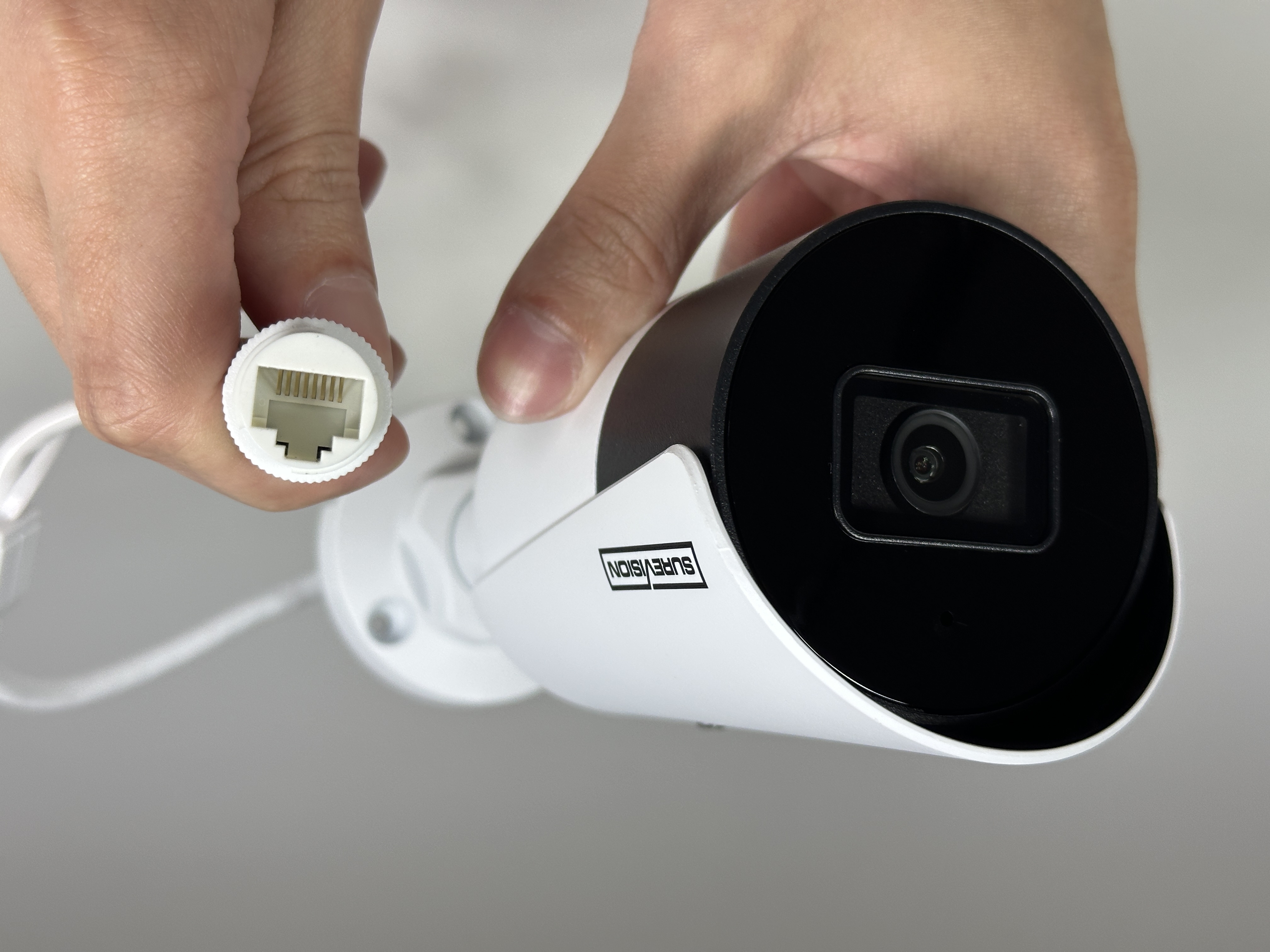 4MP Bullet Security Camera with Night Vision & Audio | PoE IP Camera | SV-SB4-N