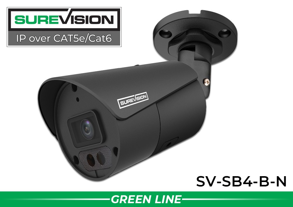 Bullet POE Security Camera with Microphone and Night Vision Bullet POE Security Camera with Microphone and Night Vision