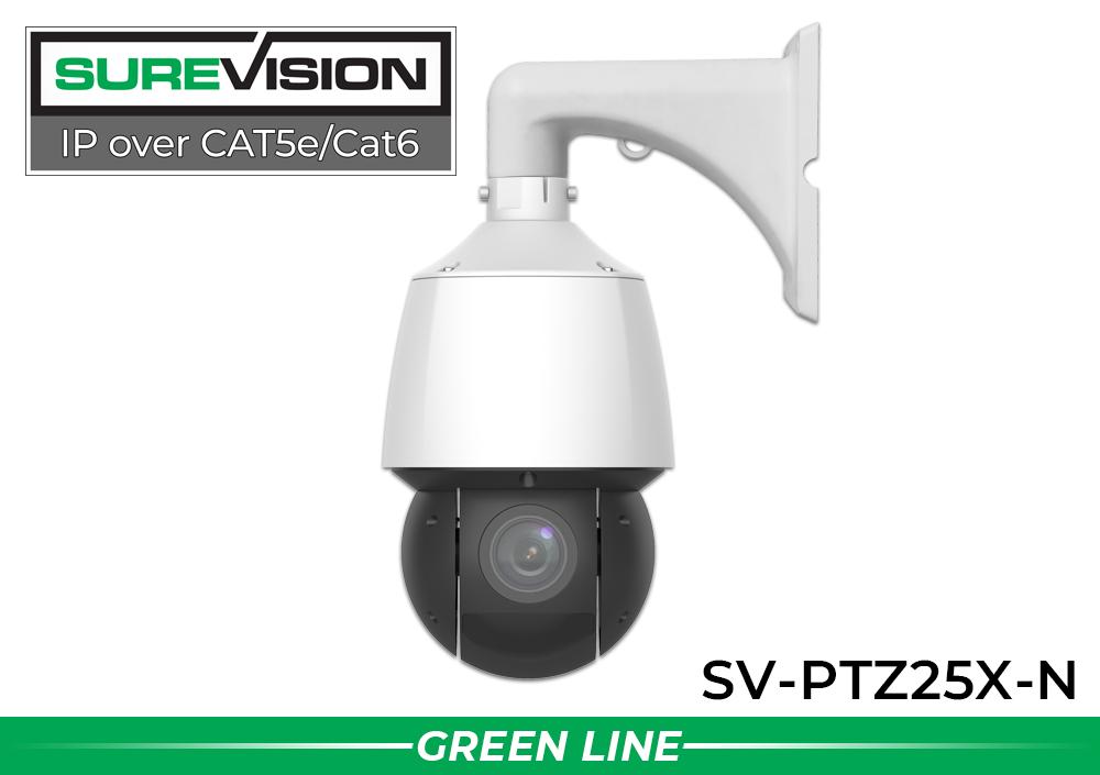 4MP IP PTZ  25x Optical Zoom Low Light Illumination Up to 328ft Night Vision