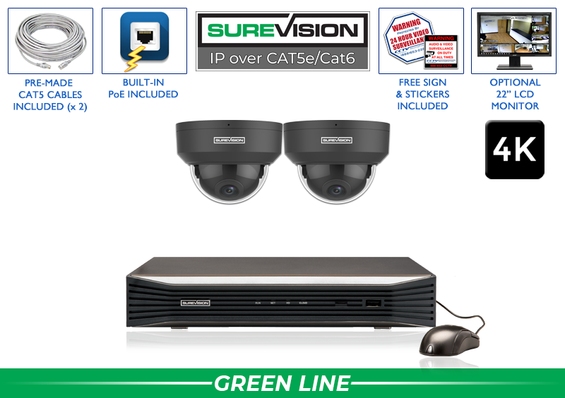 2 Camera Security System with 4 Channel CCTV DVR 2 Camera Security System with 4 Channel CCTV DVR