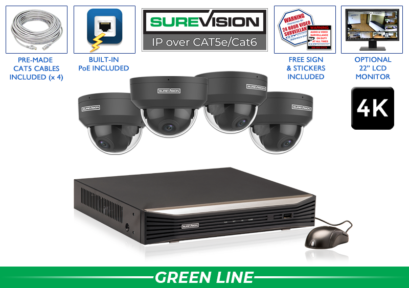 4k POE Cameras and NVR 