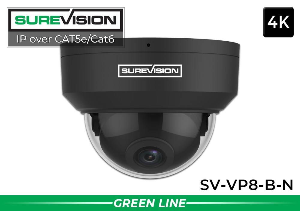 4K Dome IP Security Wide Angle Camera