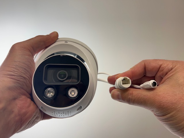 IP Security Camera - Active Deterrence Dome Camera - 2 Way Audio
