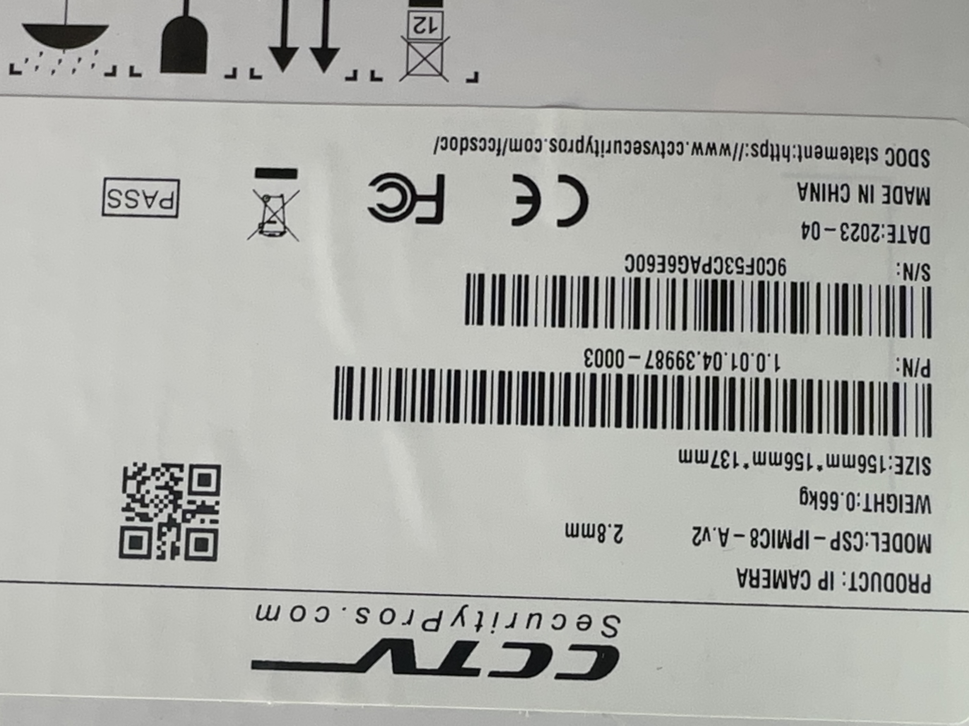 (CSP-IPMIC8-A) Blue Line - 4K Infrared Turret Dome IP Camera / BS811