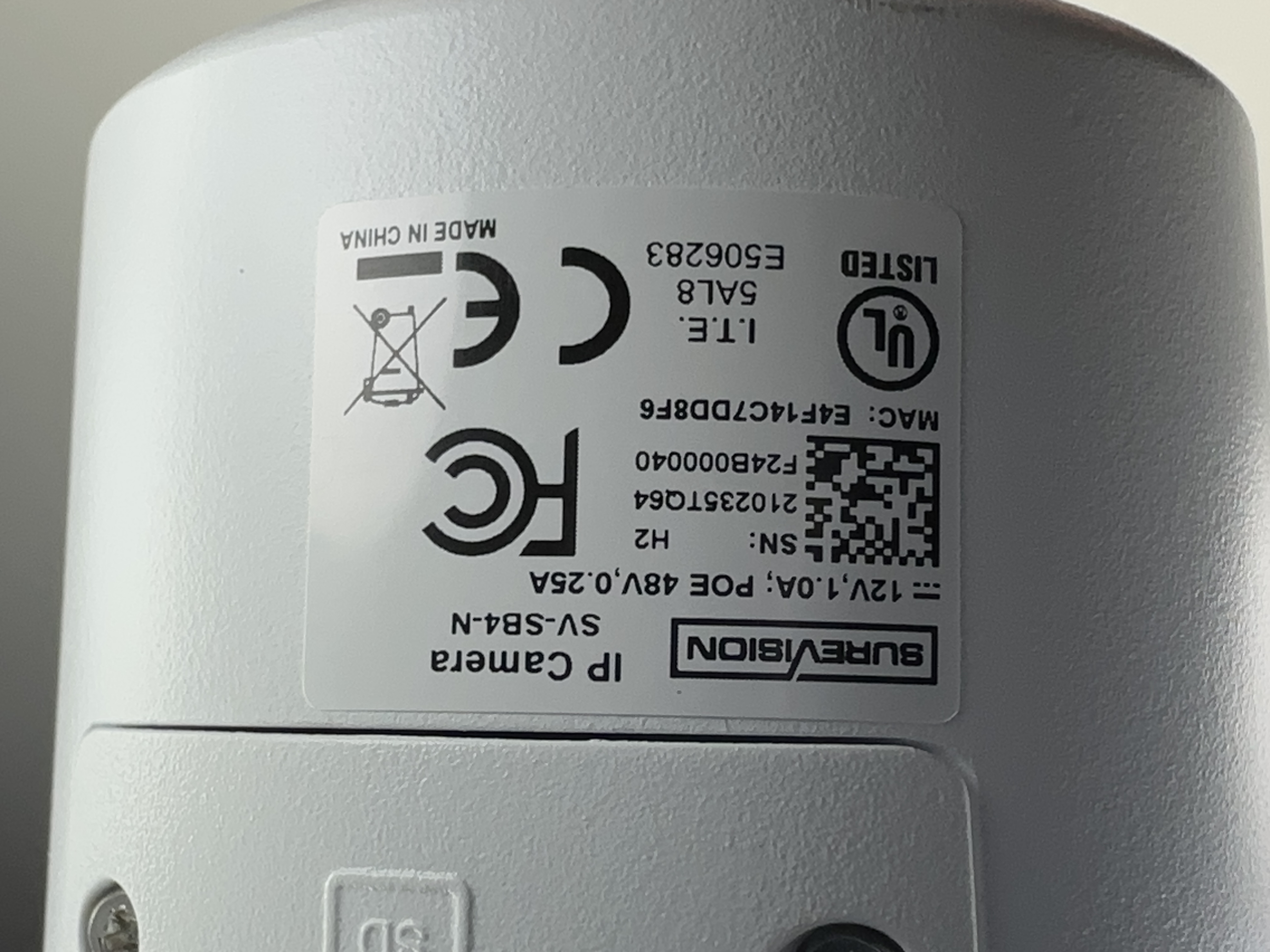 (SV-SB4-N) Green Line - 4MP Infrared Bullet IP Camera / BS832