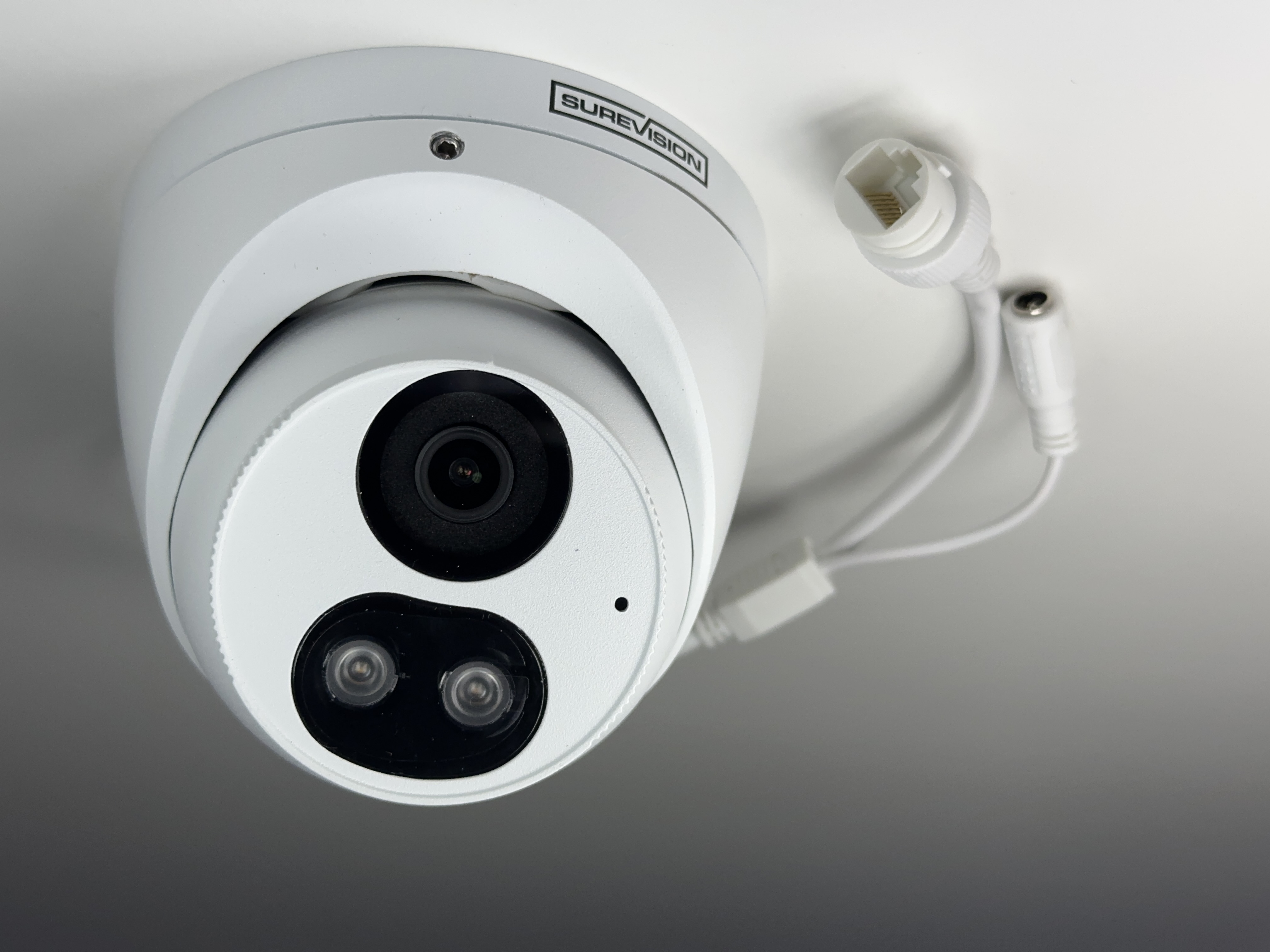 (SV-TA8-N) Green Line - 4K Active Deterrence Turret Dome IP Camera / BS856