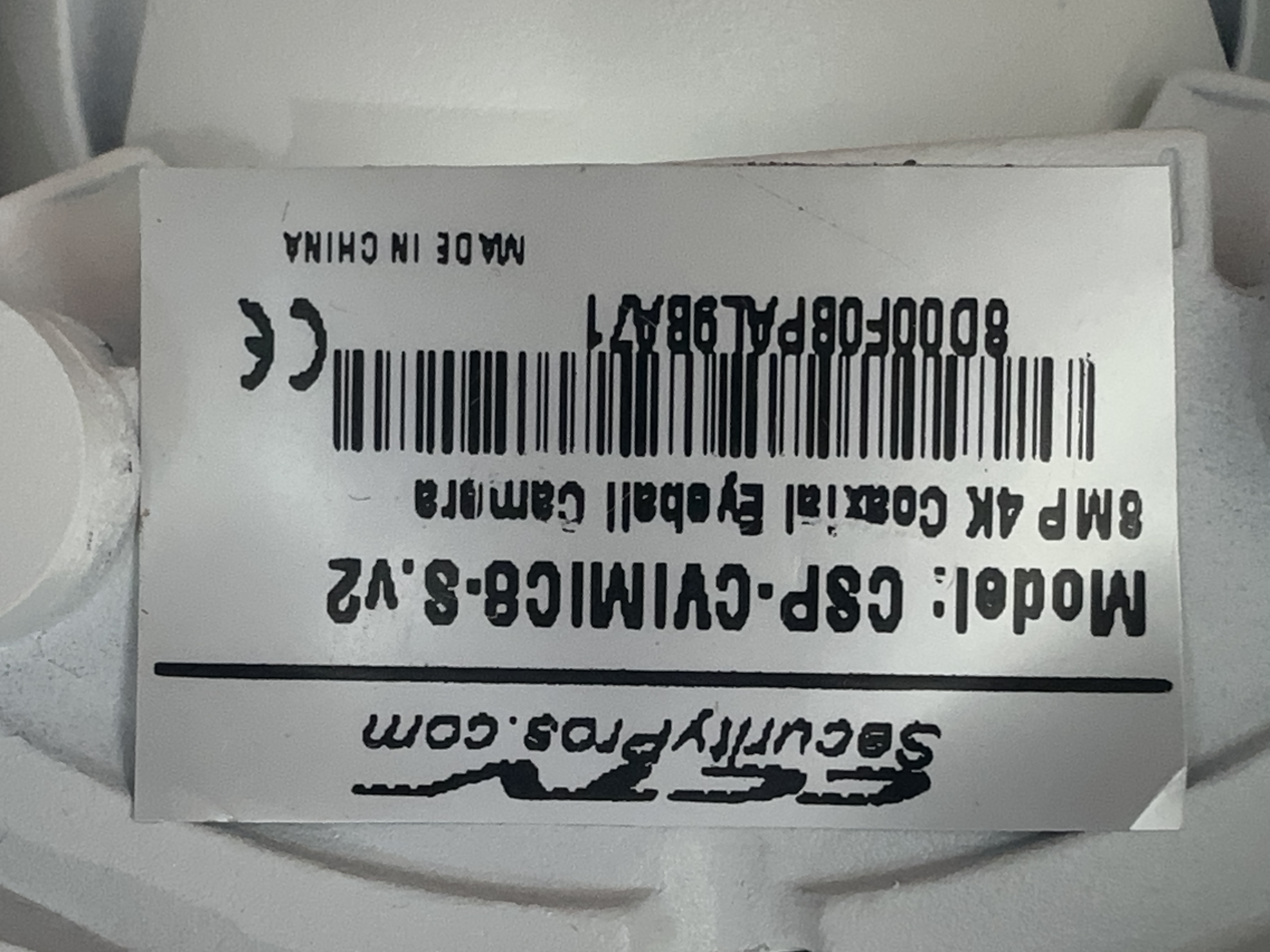 (CSP-CVIMIC8-S) Black LIne - HD over Coax 4K Infrared Bullet Camera / BS876