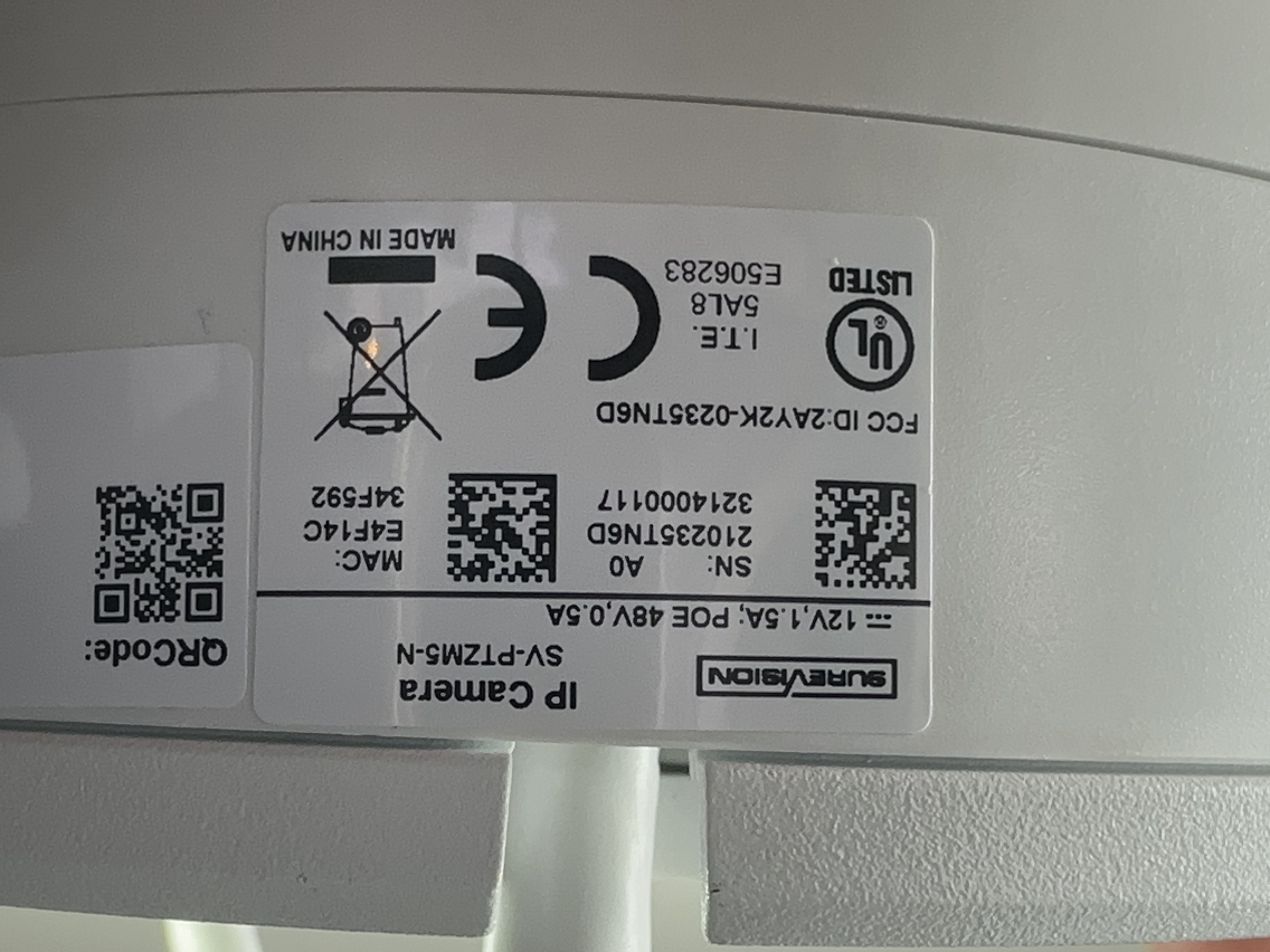 (SV-PTZM5-N) Green Line - 5X PTZ with Infrared Night Vision IP Camera / BS888