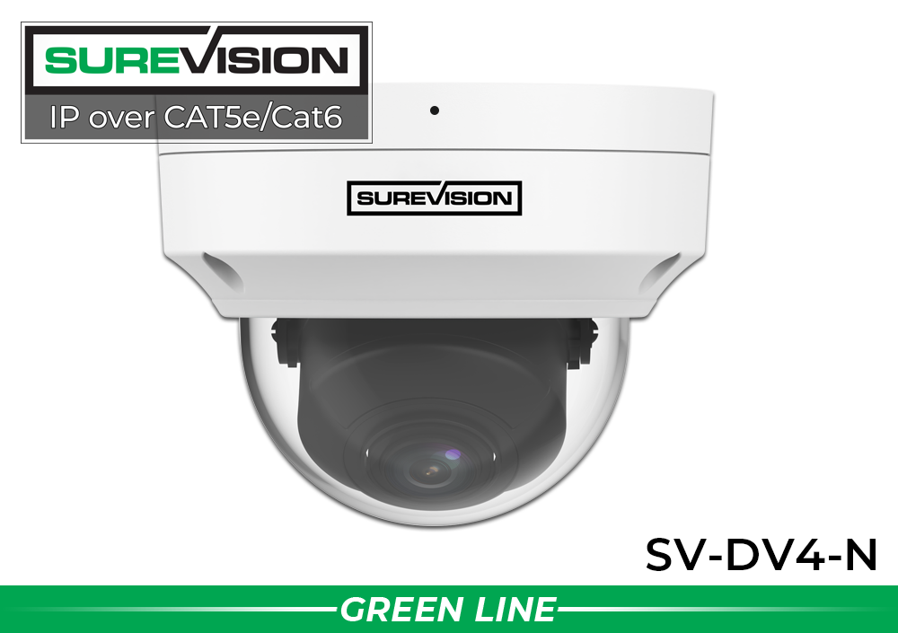 Security Camera Vandal Resistant Dome - Motorized Zoom | SV-DV4-N