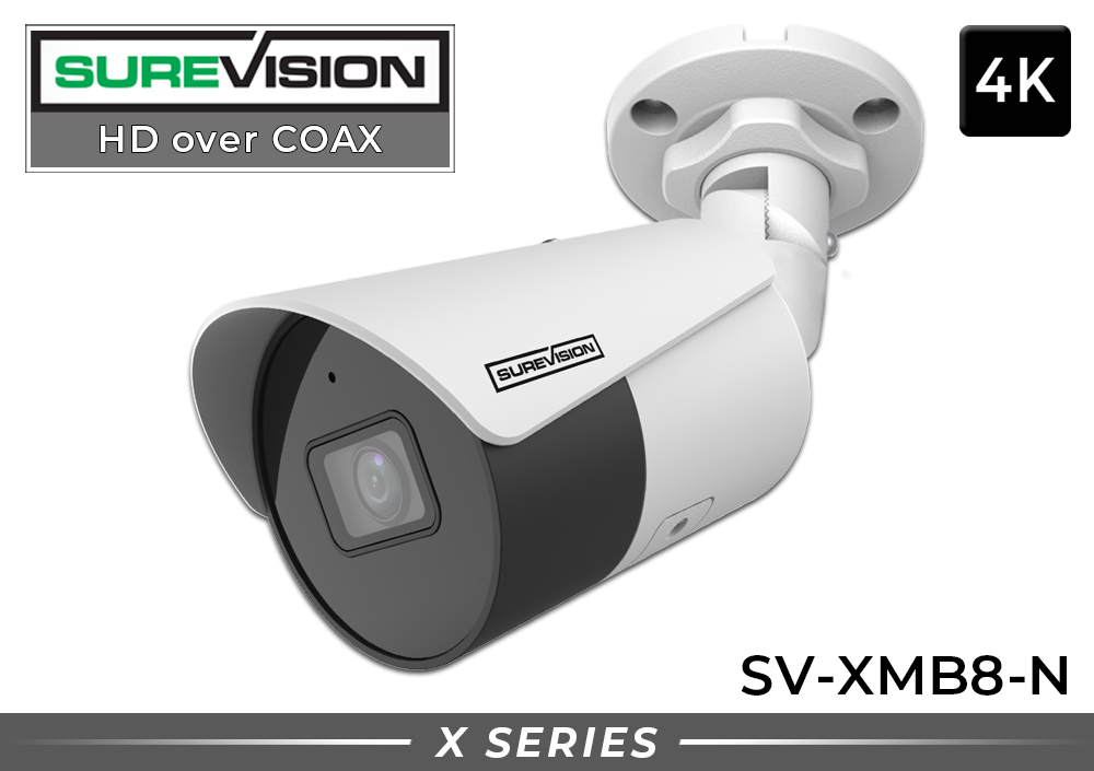 "BACKORDERED UNTIL 3/20" 24 Camera "X Series" 4K Ultra High Definition Security System (Built-in Microphone) / 24HDXMB8-N