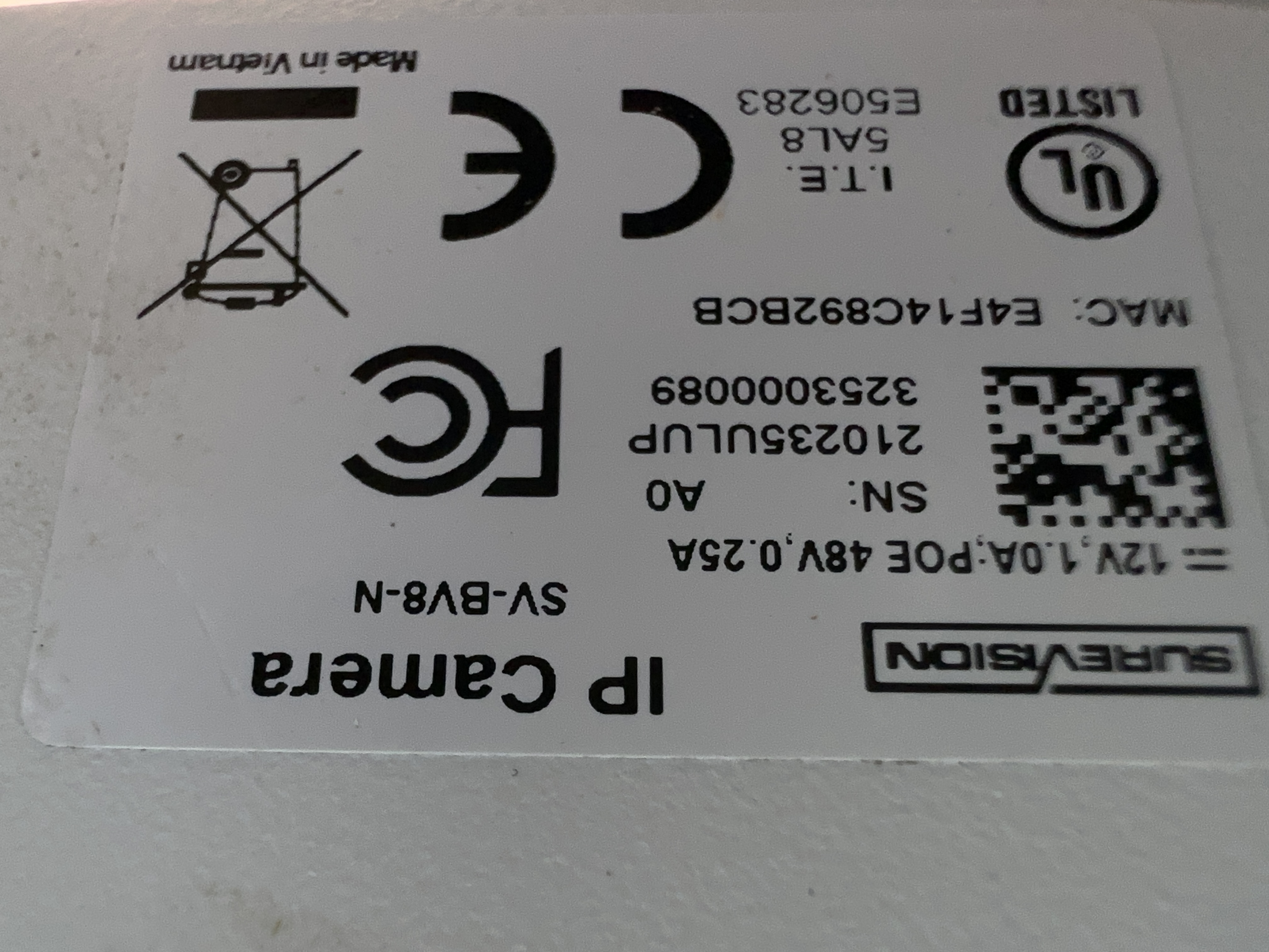 (SV-BV8-N) Green Line - 4K Infrared Bullet with Adjustable Lens / BS1009