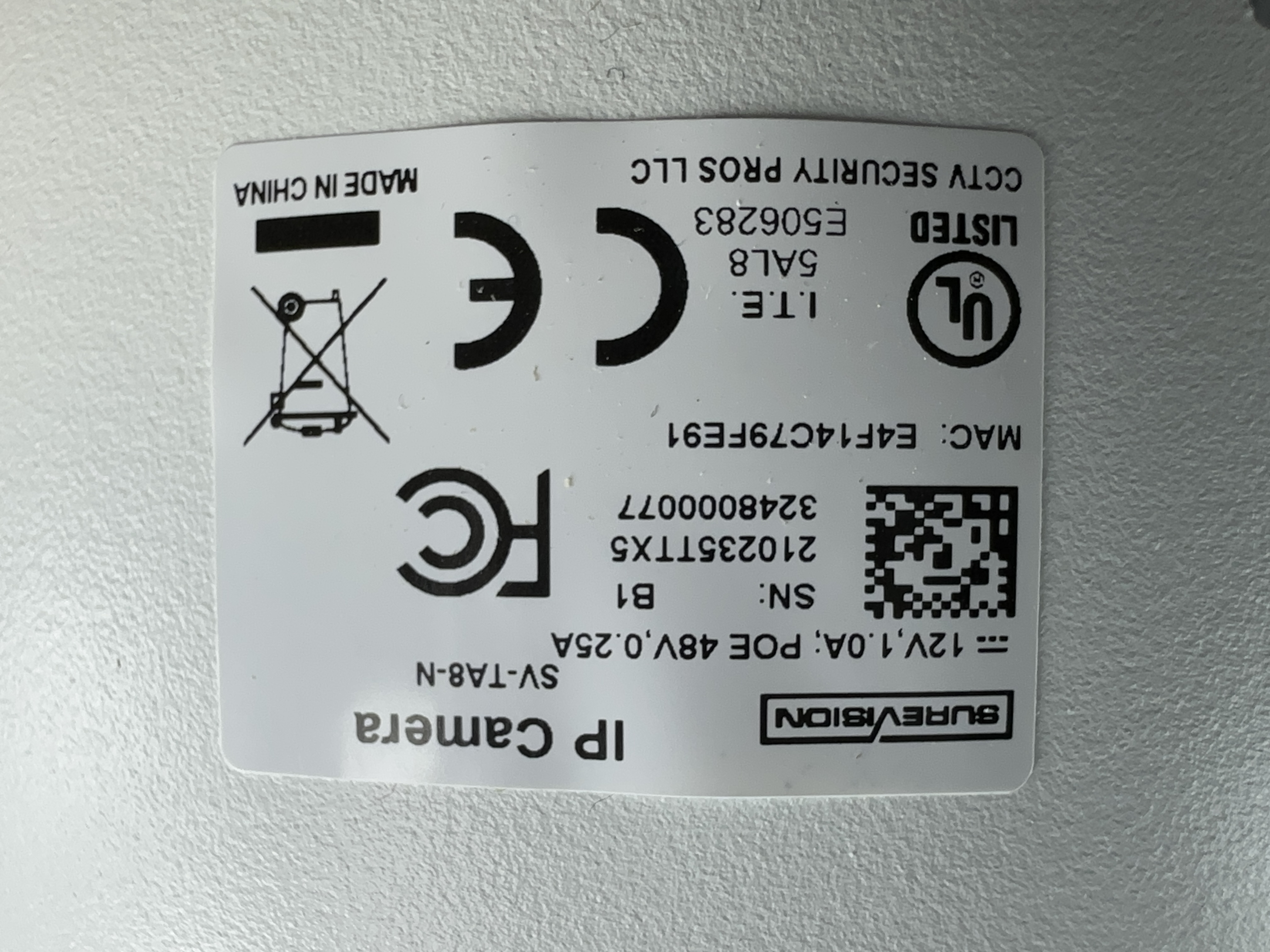 (SV-TA8-N) Green Line - 4K Active Deterrence Turret Dome IP Camera / BS1010