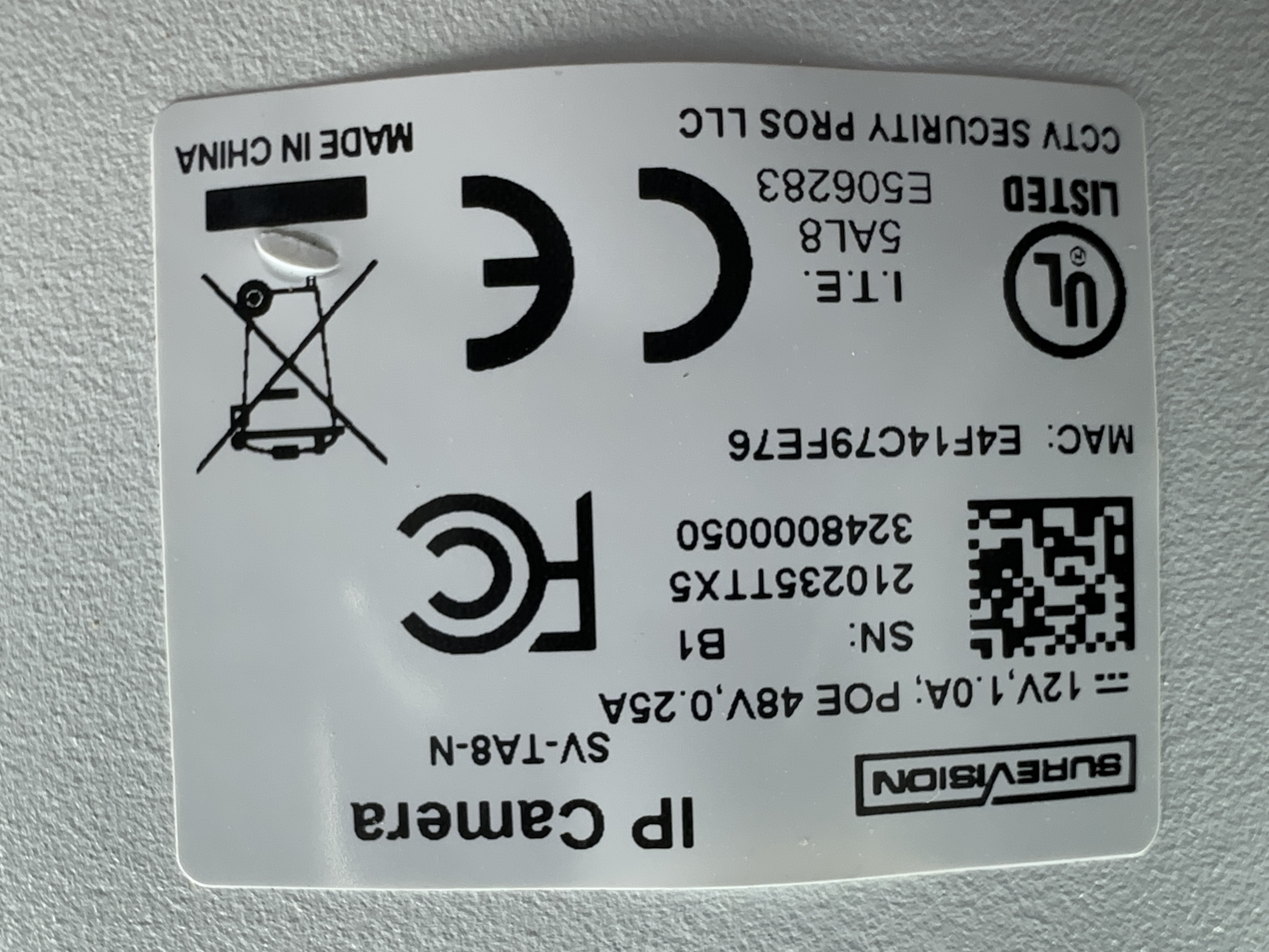 (SV-TA8-N) Green Line - 4K Active Deterrence Turret Dome IP Camera / BS1011