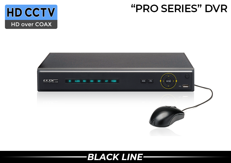 'PRO SERIES' 4 Channel High Definition 4K Digital Video Recorder - Internet & Cell Phone Viewing