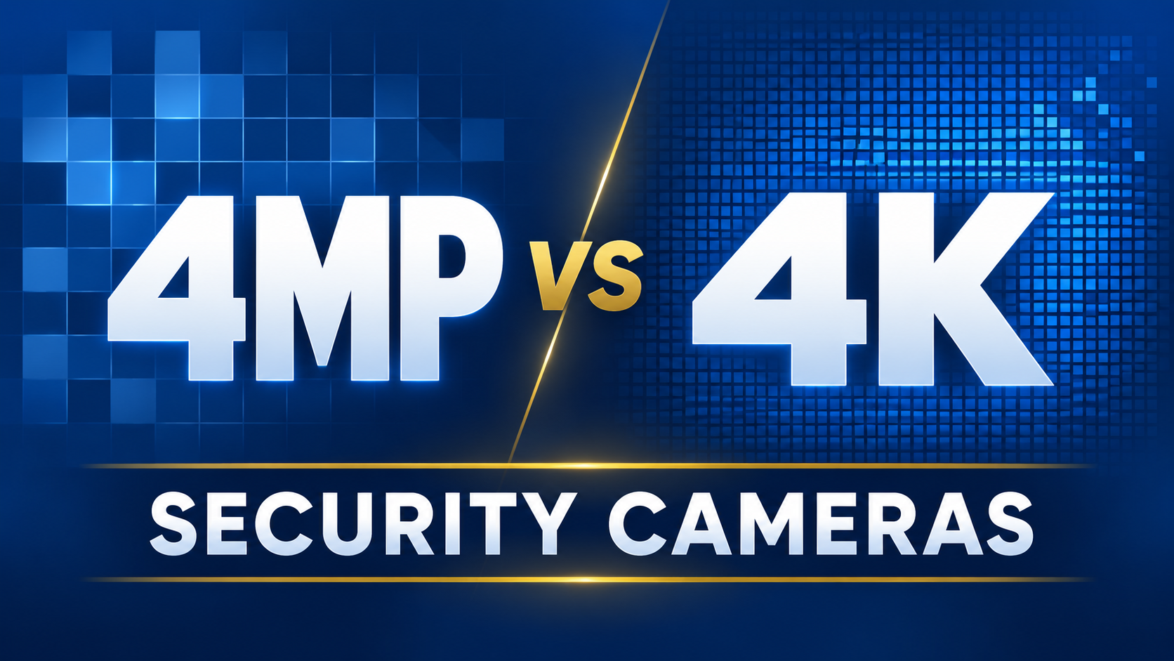 4MP vs 4K Security Cameras: Which Resolution Is Best?