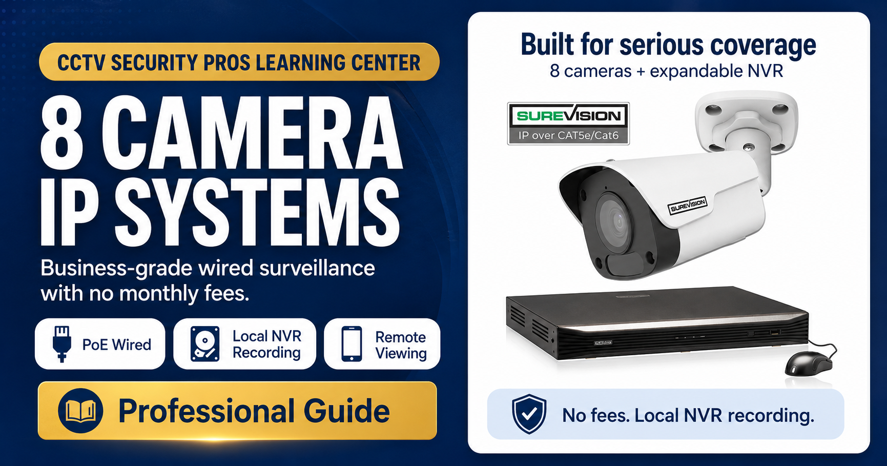 8 Camera IP Security System Learning Guide