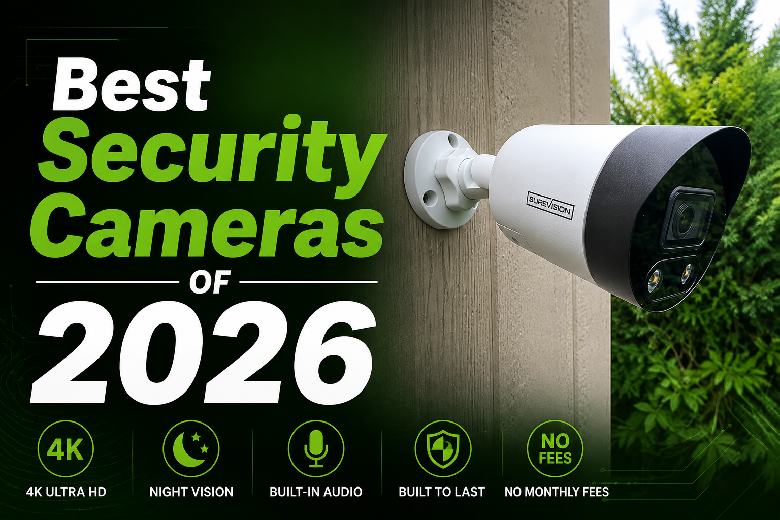Best Security Cameras for 2026: Professional 4K, PoE, Outdoor & Home Cameras