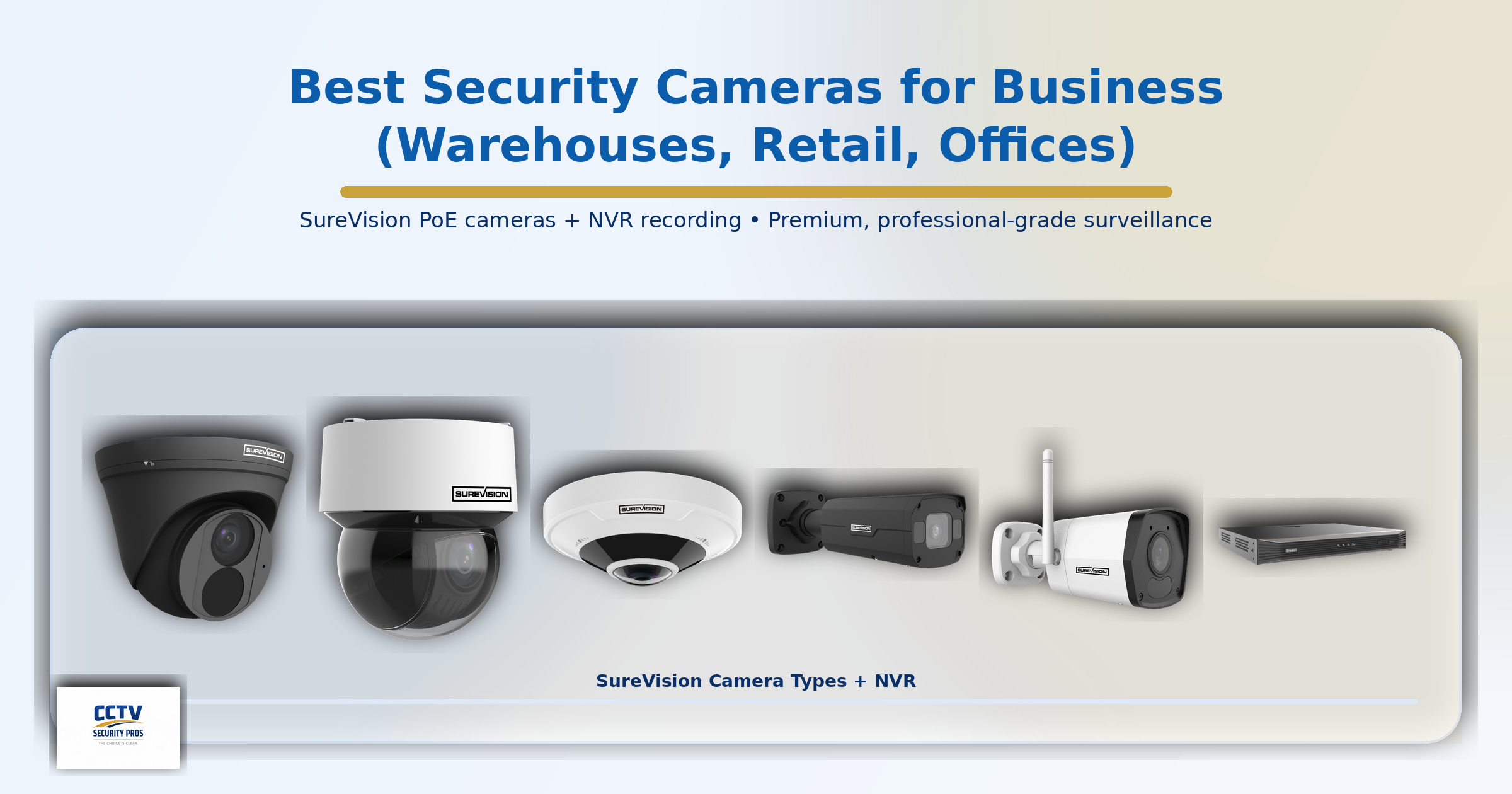 Best Security Cameras for Business and Warehouses