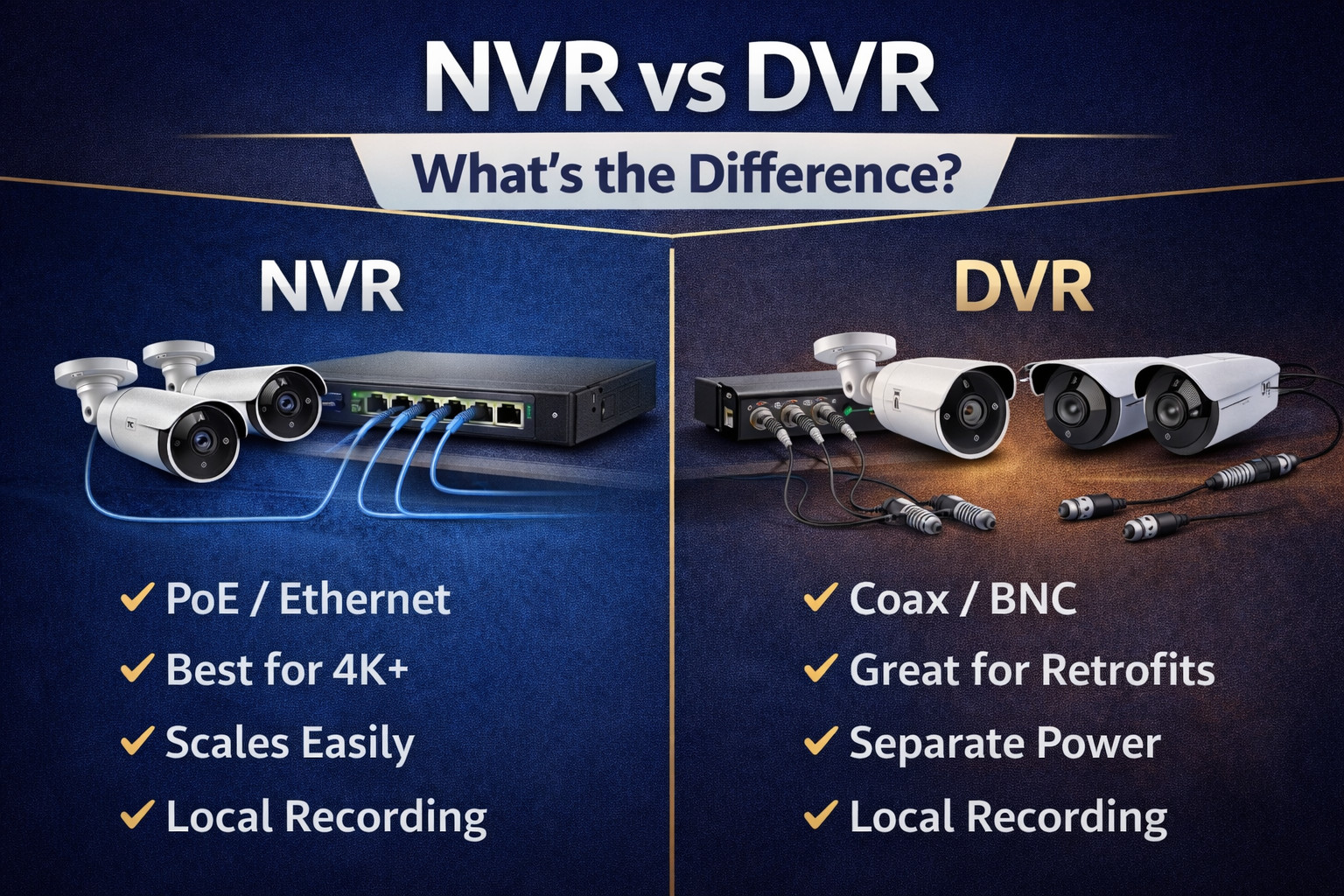 NVR vs. DVR Expert Guide 2026
