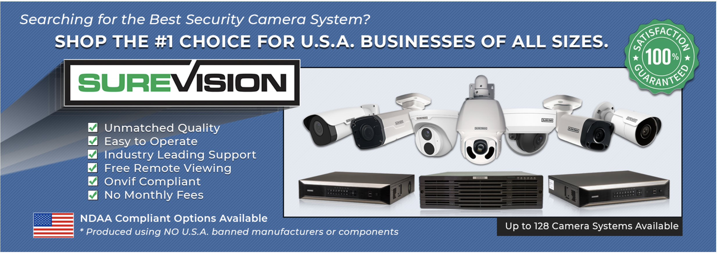Exclusive Supplier of the Best Security Cameras and Systems by SureVision