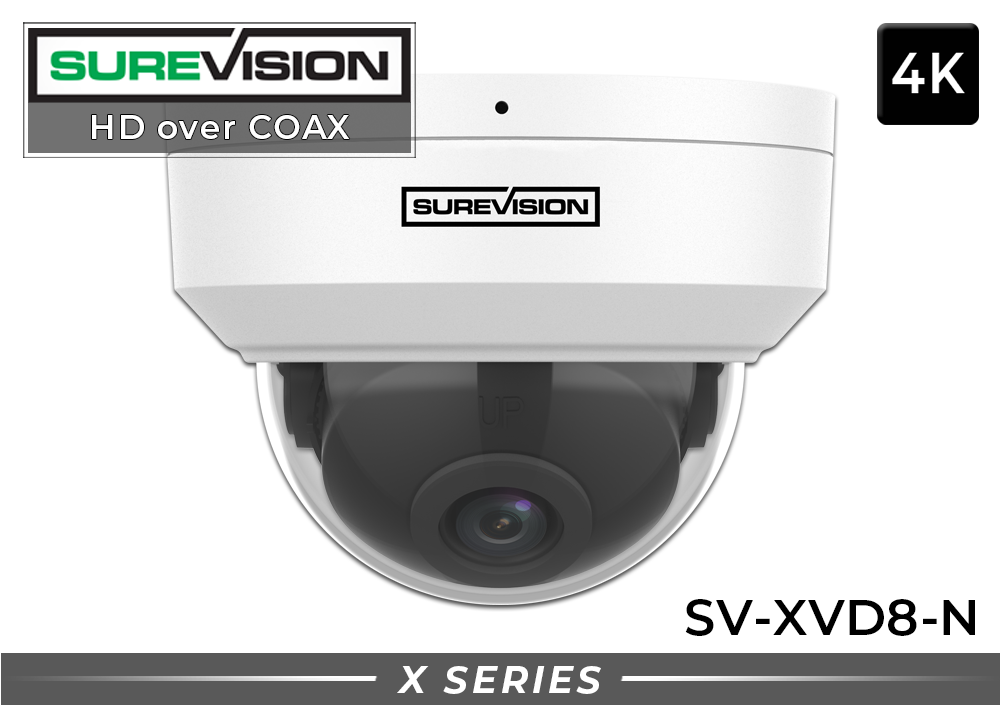 8 4K dome cameras • SV-XVD8-N