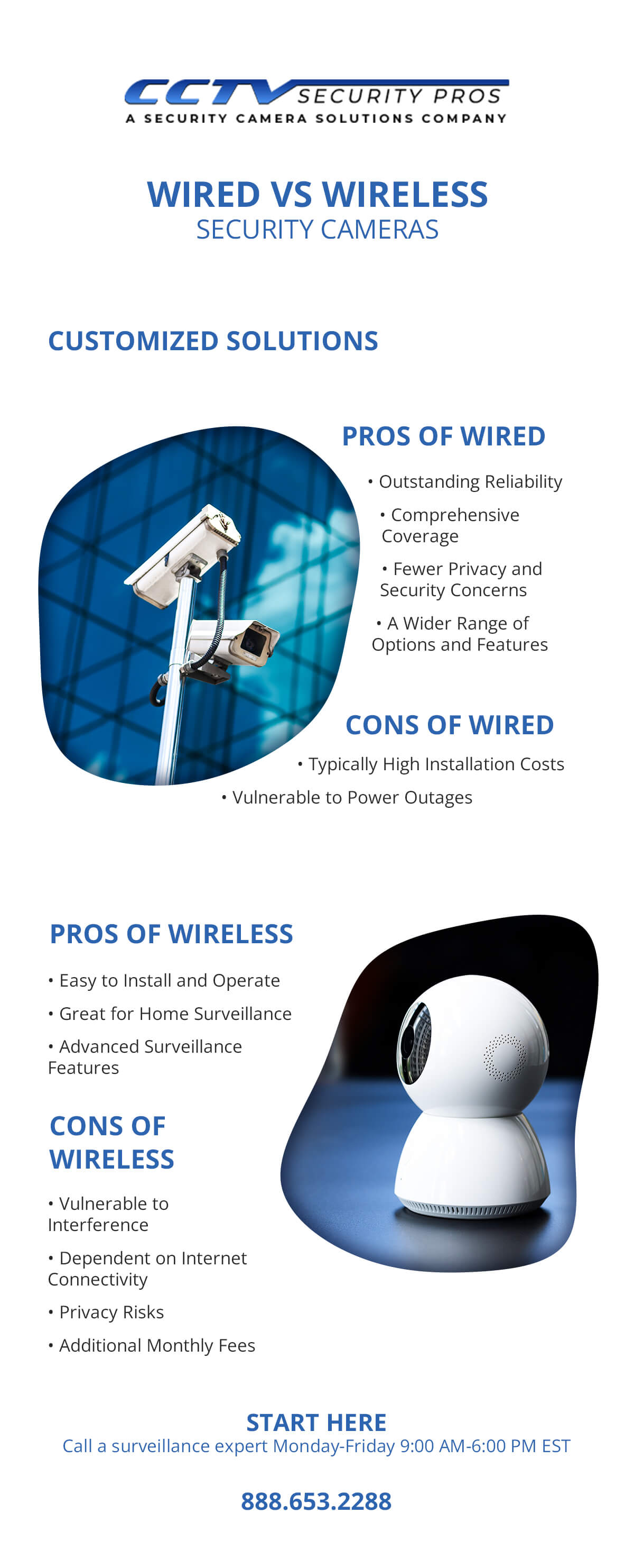 Wired vs. Wireless Security Cameras CCTV Security Pros