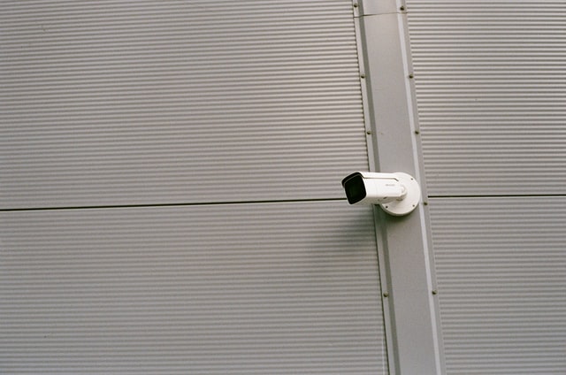 mounted security camera