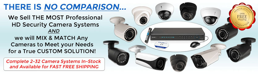 4 dome camera security system