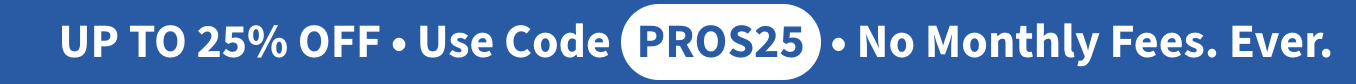 Use Code PROS25