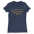 The Will Of The People... (Women's Navy Tee) The Will Of The People... (Women's Navy Tee)