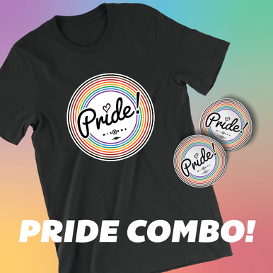 Pride! Pack (Unisex Black Tee & Stickers) - Democratic Party of ...