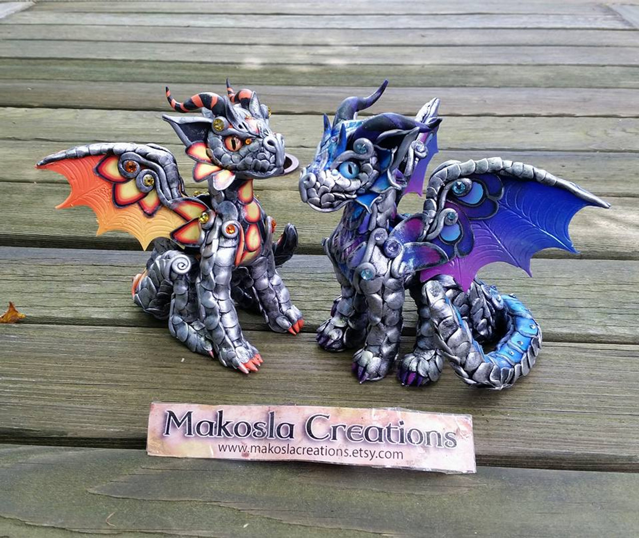 Dragon Adoption - Dragon Pendants - Makosla Creations