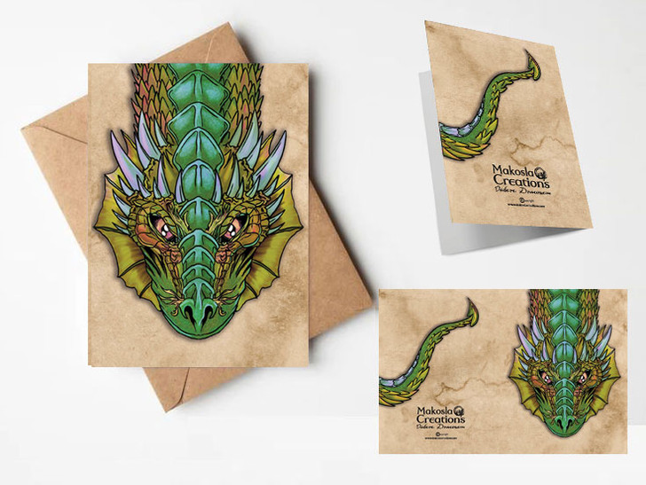 Dragon Greeting Card Print 8