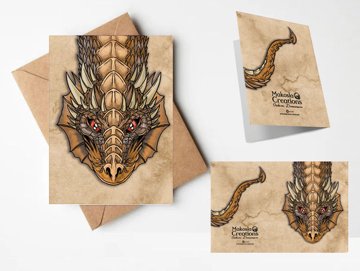 Dragon Greeting Card Print 14