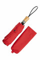 Small auto-open auto-close  folding umbrella - Red
