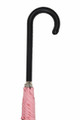 Ladies City Slim Umbrella with a Black Leather Handle