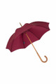 Ladies Maple Solid Stick Umbrellas - Wine