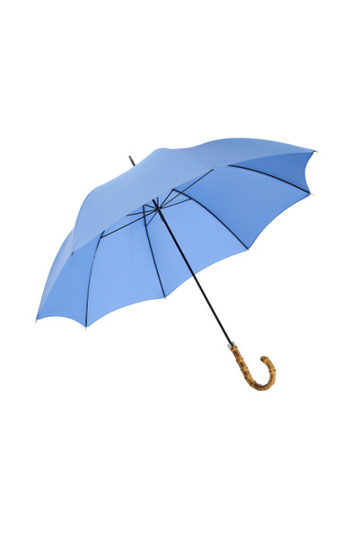 Gents City Slim Ince Umbrella - Powder Blue - Whangee handle